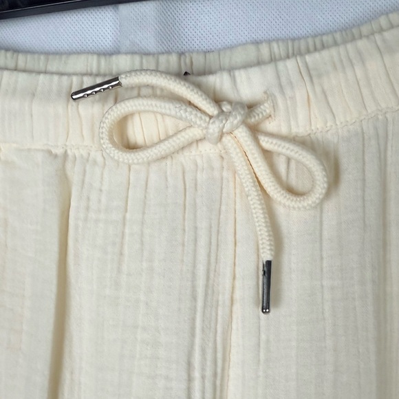 Quince Cotton Gauze Straight Leg Pants In Vintage Cream Size M Women’s - Picture 8 of 11